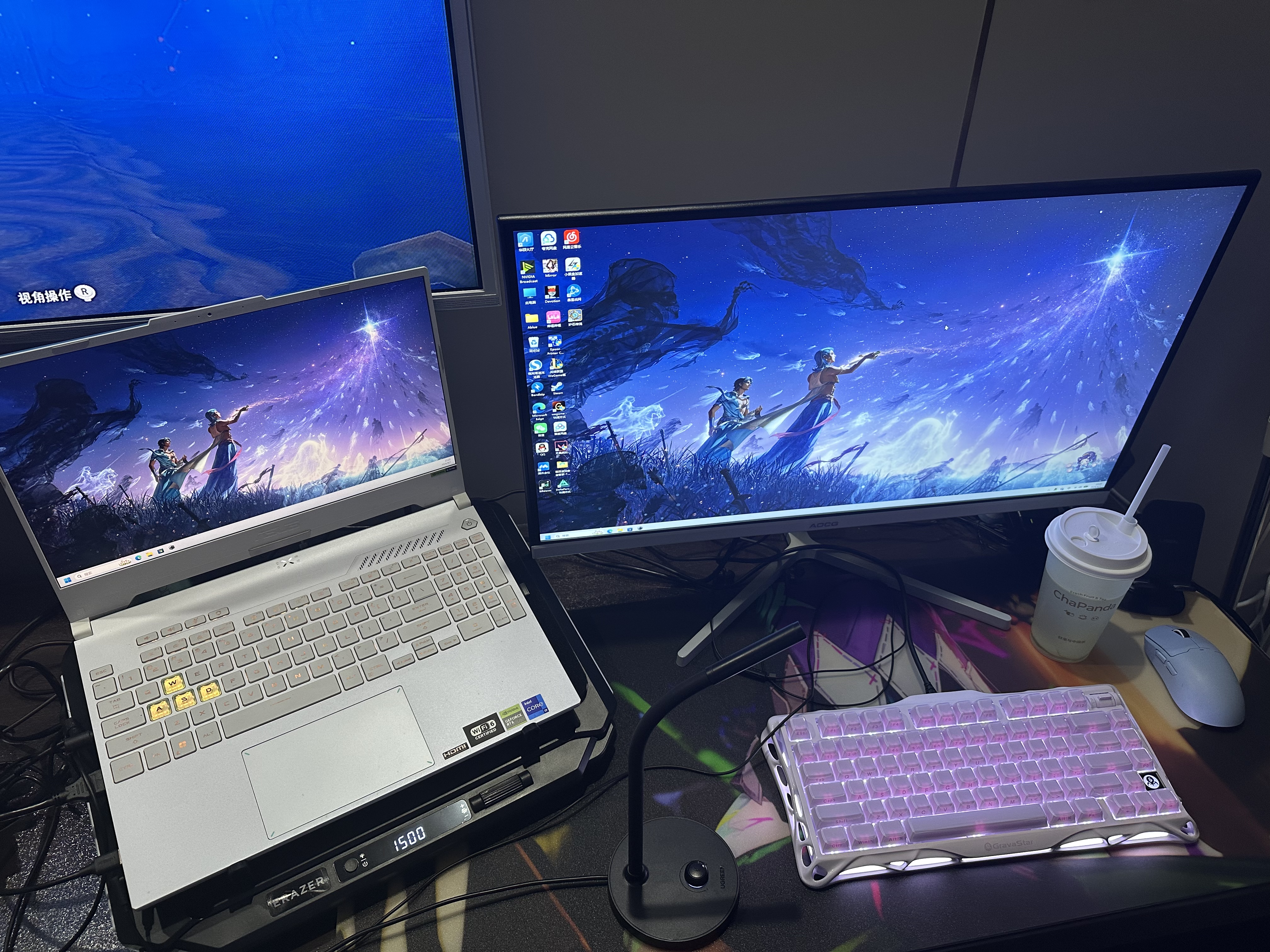 联想投资品牌异能者笔记本压风式拯救者Y9000P/R9000P游戏本散热器机械革命蛟龙电脑支架散热支架 实拍图