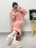 百慕倾臣HelloKitty猫棉拖鞋女士冬季包跟2026新款毛绒防滑月子鞋棉鞋女款 kt猫【包根更保暖】 38-39 适合37-38 实拍图