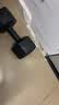 华亚（HUAYA） 哑铃环保包胶六角手铃男士家用健身器材 10KG 一只（单只） 实拍图