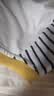 嘟嘟家【100%棉】女童衣服T恤秋季男童纯棉衣服男童打底衫秋装 乳蓝120 实拍图
