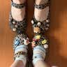 卡骆驰（CROCS）经典动物花纹芭蕾鞋豹纹芭蕾洞洞鞋女鞋单鞋花园鞋凉鞋|212478 乌贼棕/豹纹-2LD 36 /37(230mm) 实拍图