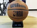 威尔胜（Wilson）NBA绝尘系列ENCORE PLUS防尘皮革室外神器成人耐磨比赛7号篮球 实拍图
