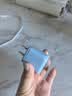 倍思小冰充20W氮化镓充电器适用苹果17充电头快充iPhone16promax15/14/13手机iPad插头 蓝 实拍图