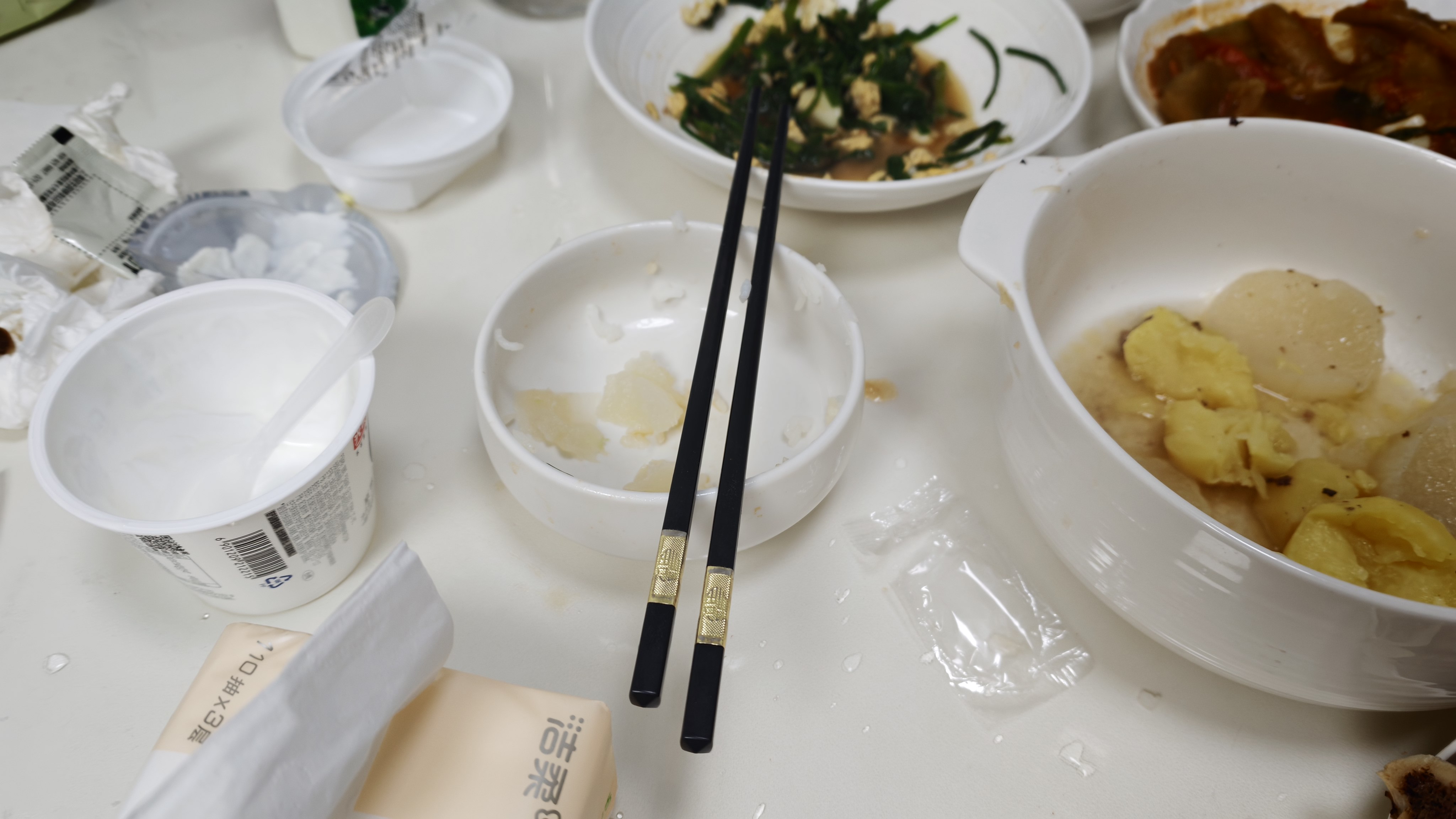 陶相惠骨瓷米饭碗10只套装家用4.5英寸吃饭碗餐具汤碗可微波炉陶瓷饭碗 实拍图