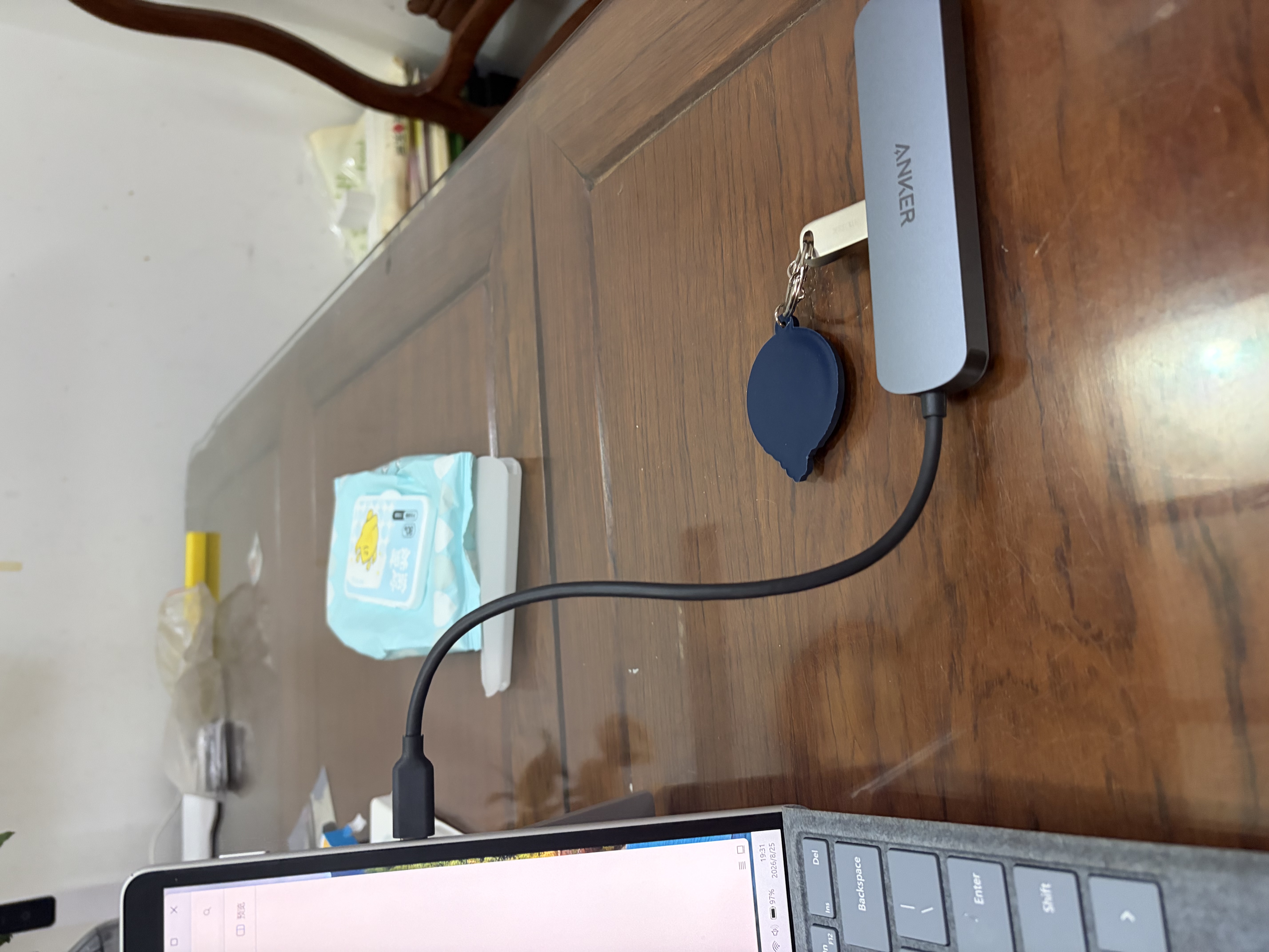 ANKER安克Type-C扩展坞5合1拓展坞PD100W快充HDMI投屏适苹果Mac华为笔记本电脑USB3.0多功能转换器 实拍图