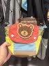 SHUKIKU儿童开心熊多用包幼儿园斜挎包户外迷你双肩包 橙红小熊 均码 实拍图