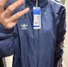 adidas通勤百搭三条纹休闲运动夹克外套男女春秋阿迪达斯三叶草   深靛蓝（推荐选大一码)   XL 实拍图