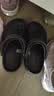 卡骆驰（crocs）经典Clog男女洞洞鞋一脚蹬沙滩鞋 黑色  35  实拍图