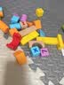 Hape(德国)儿童积木玩具木质100粒双面数字字母桶装节日礼物E8488 实拍图