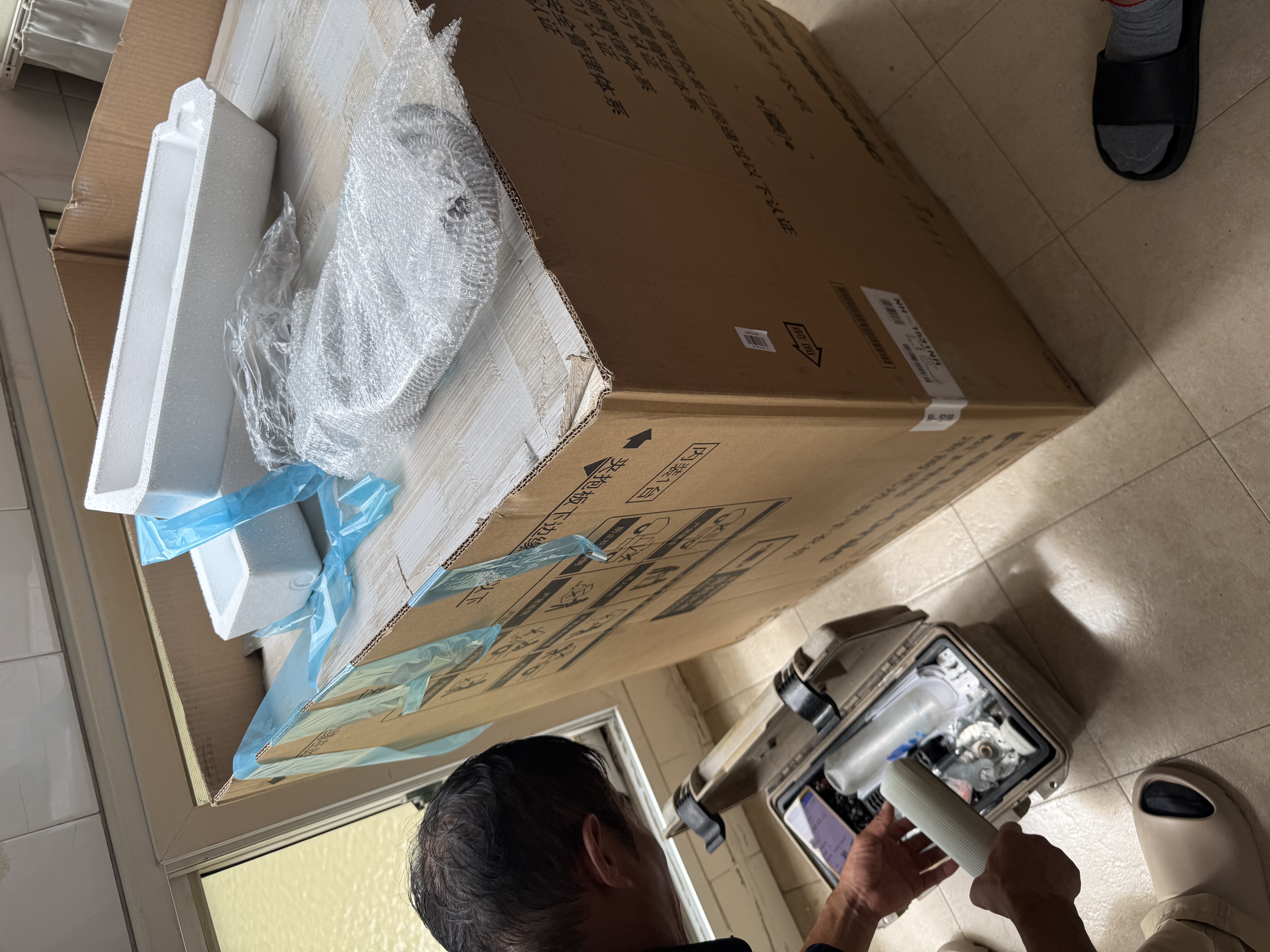 松下（Panasonic）白月光4.0热泵烘干机10KG 家用变频干衣机烘护不伤衣 专业宠物除毛烘 NH-1531NR 实拍图