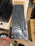 罗技（Logitech）MK121P（同MK120外观） 有线键鼠套装 鼠标键盘套装108键全尺寸 商用办公电脑  黑色 实拍图