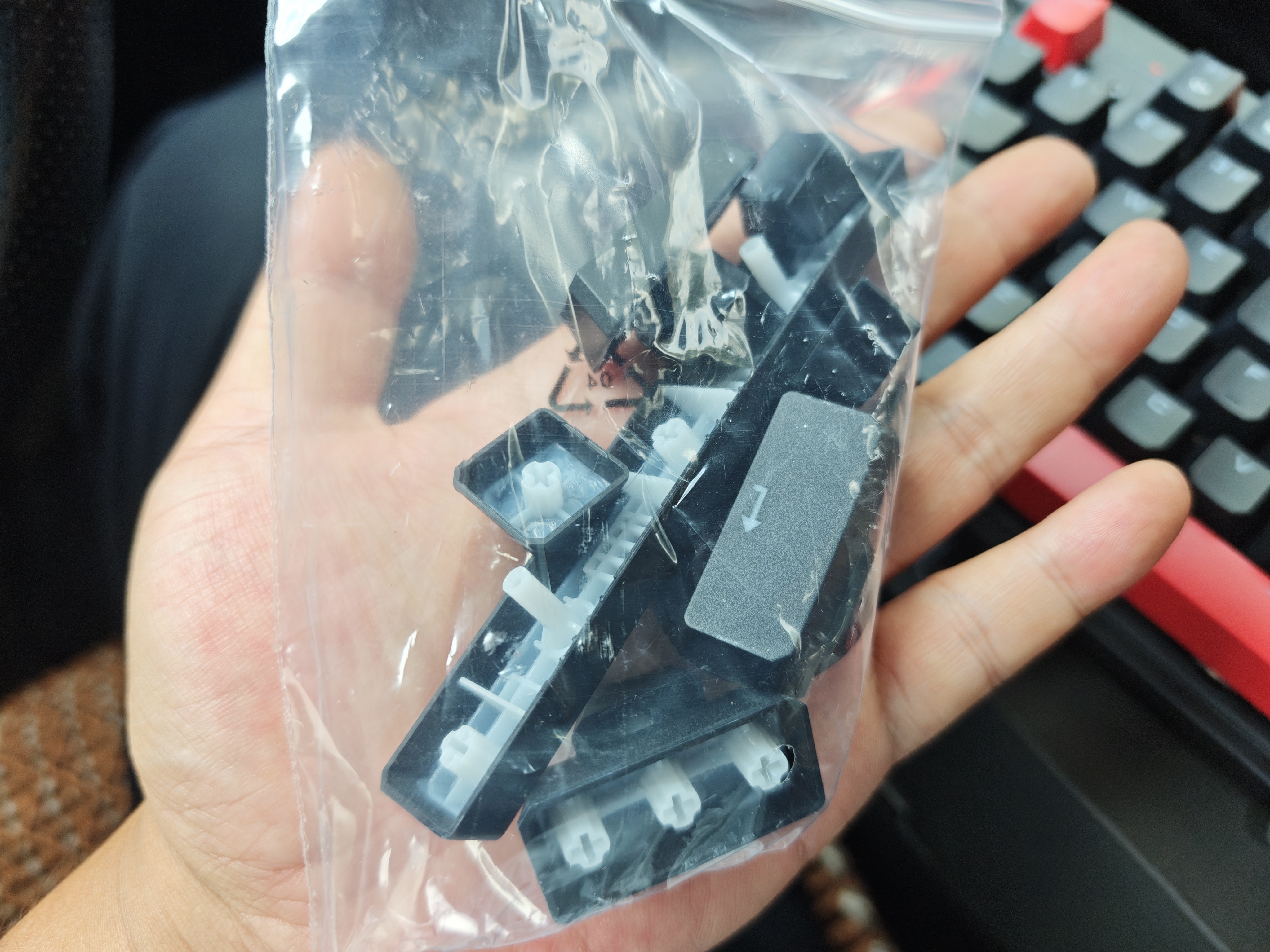 双飞燕（A4TECH）S510R 104键 机械键盘 有线键盘机械键盘游戏电竞专用游戏键盘茶轴键盘 血手幽灵 红轴 黑红 有线 实拍图