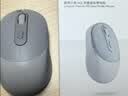联想（Lenovo）小新M2双模无线蓝牙鼠标 可充电长续航 轻音便携 类肤手感 舒适办公鼠标 笔记本平板鼠标M2-BT 灰 实拍图