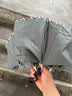 天堂伞 加大雨伞三折 经典商务伞格纹10骨加大雨伞男女 天际灰 实拍图