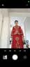 秀禾服新娘2026新款结婚嫁衣中式礼服婚纱敬酒服大码秀禾小个子女 蔷薇简约款-无头饰 L [105-115斤] 实拍图