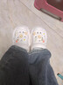贞喜气可爱洞洞鞋女防滑外穿踩屎感拖鞋居家运动舒适软底包头凉鞋沙滩鞋 米白色【奶酪面包】 36-37 实拍图