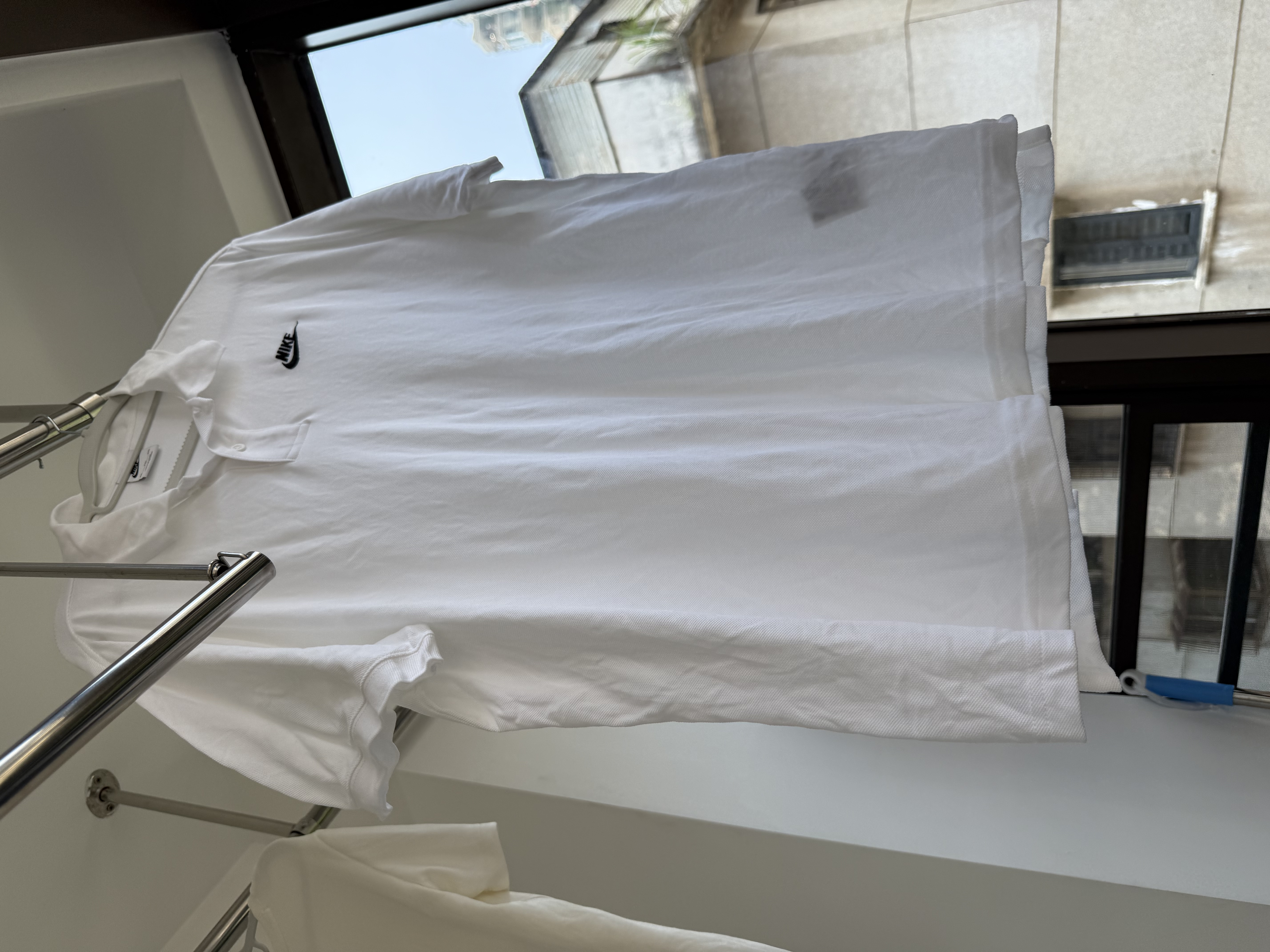耐克(NIKE)春夏男短袖T恤 POLO衫 纯棉 运动休闲 CJ4457-100 白色XXL 实拍图