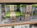 云蕾一次性餐盒带盖饭盒餐具打包盒食品级加厚玉米淀粉1000ML*20套 实拍图