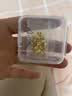 温亭A款足金999金珠黄金小金珠金豆古法金珠DIY配件散珠转运珠3mm金珠 3mm金珠 多颗约0.2g 实拍图
