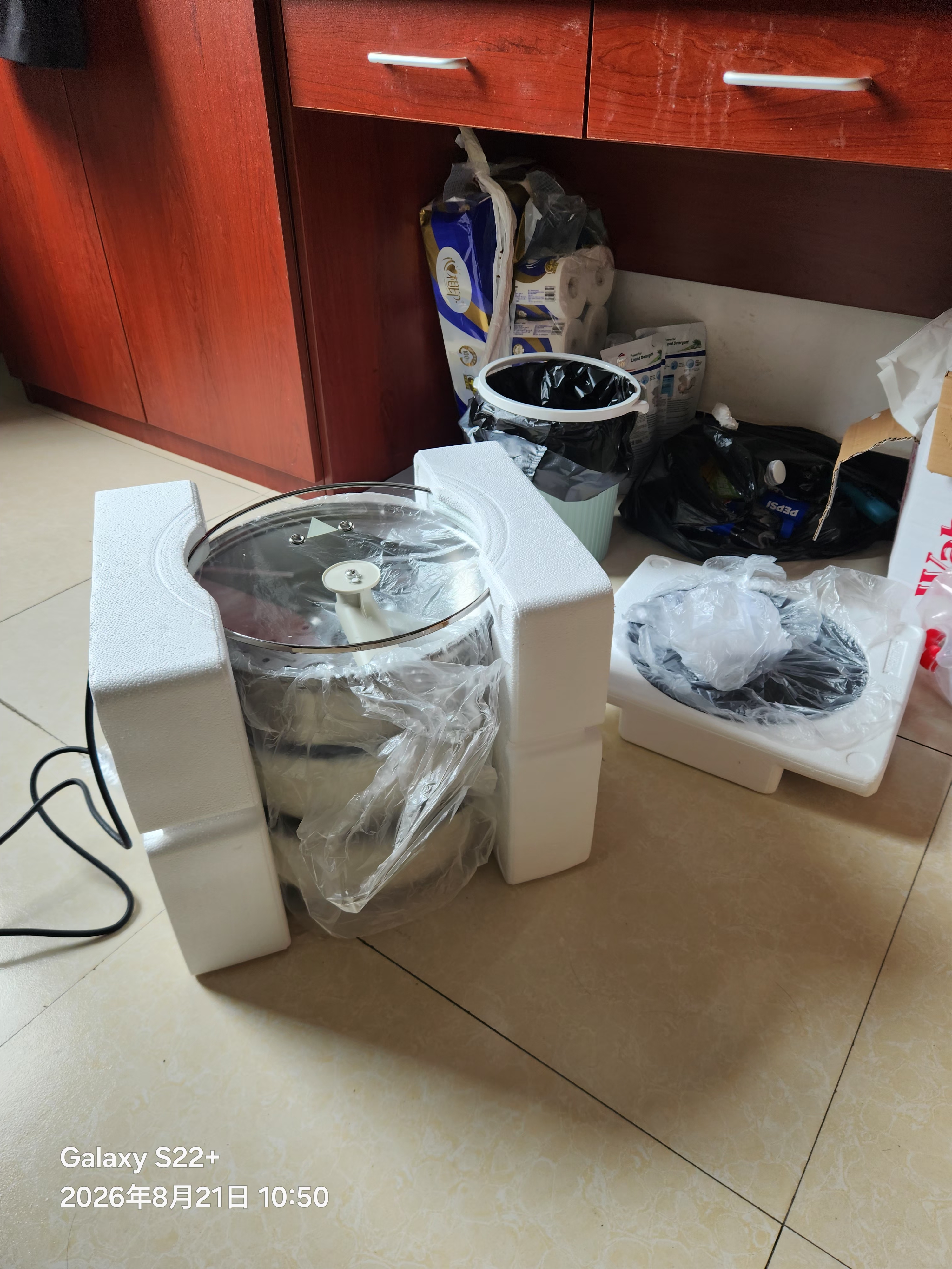 美的（Midea）【品牌直营】多功能锅 分体式电火锅超速沸烤肉锅一锅多用电煮锅火锅专用锅蒸煮炖煎烤涮一体 11L 【多功能】涮煮锅+蒸笼+烤盘28T71S 实拍图