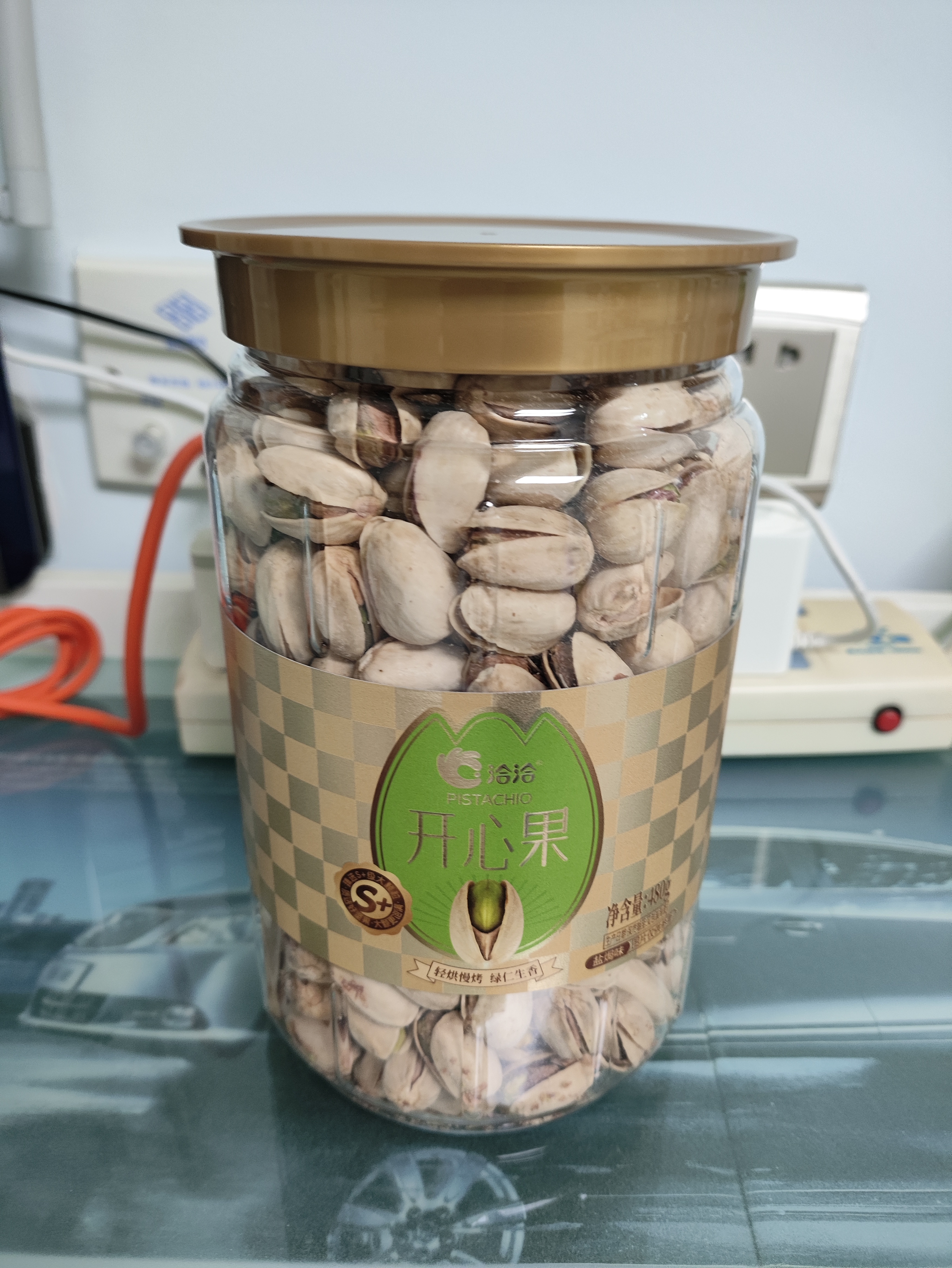 洽洽开心果480g罐装大颗粒原色坚果炒货孕妇解馋小零食 实拍图