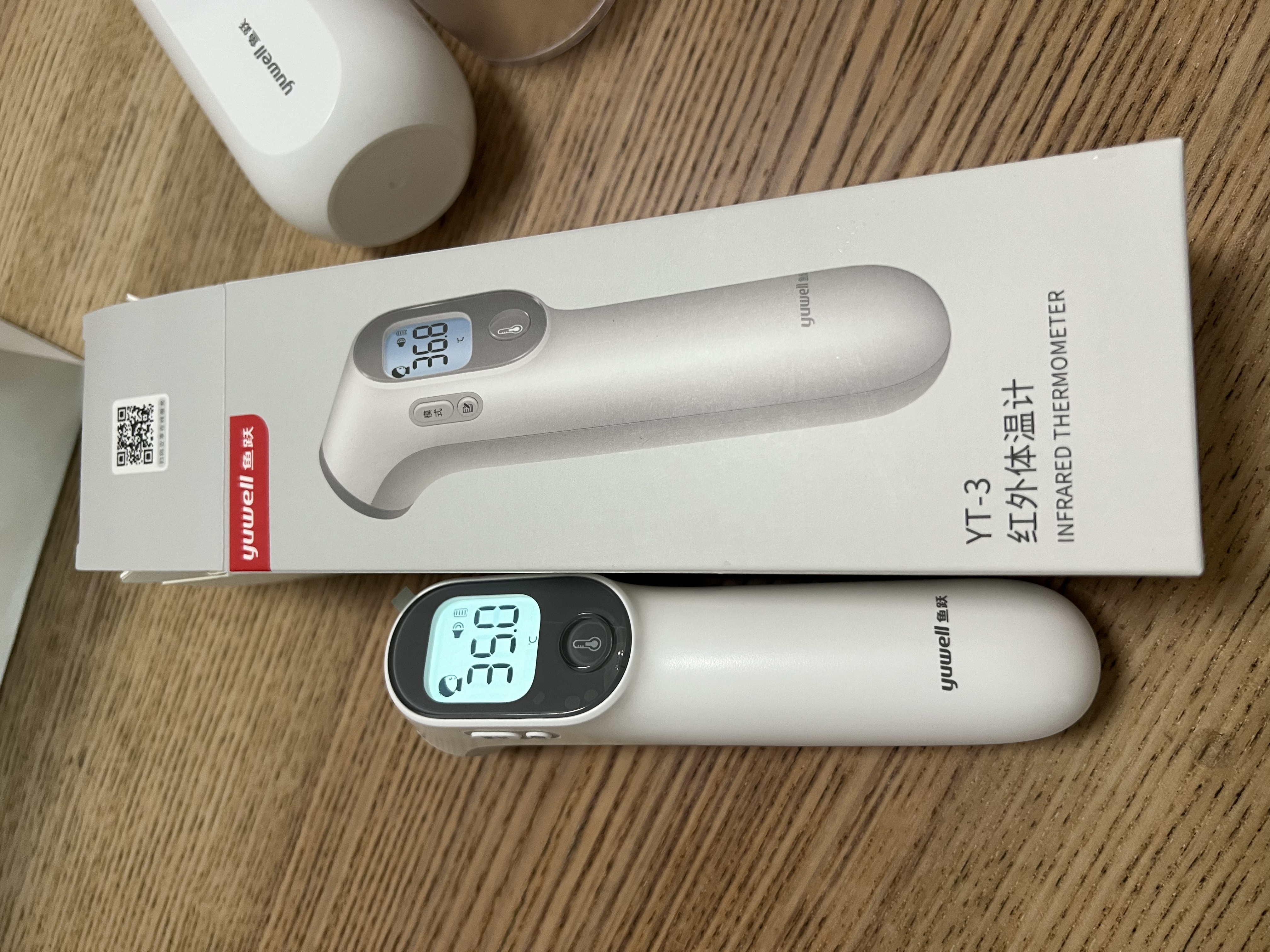鱼跃医用红外电子体温计婴幼儿精准温度计体温枪额温枪测温枪YT-3 实拍图
