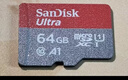 闪迪（Sandisk）64GB TF（MicroSD）内存卡 A1 U1 C10 至尊高速移动版存储卡 读速140MB/s 手机平板游戏机内存卡 实拍图
