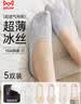 猫人隐形袜子女夏季薄款浅口船袜棉质吸汗底防滑不掉跟女士高跟鞋袜 实拍图
