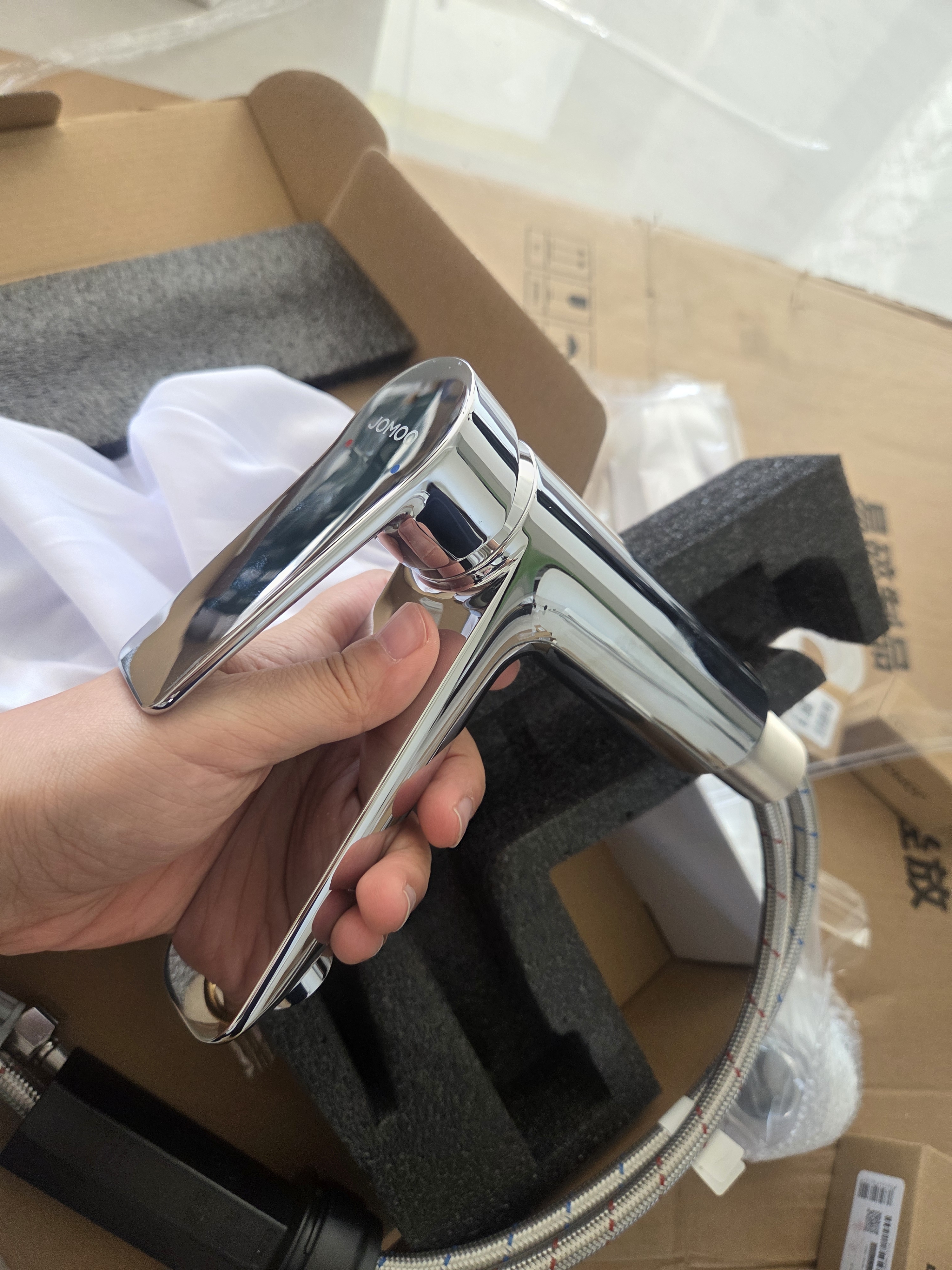 九牧（JOMOO）浴室柜陶瓷一体盆卫生间洗脸盆柜组合洗手盆卫浴洗漱台A2741升级 基础款 强收纳|小户型 冷灰70cm 【无龙头】 实拍图
