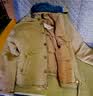 马登工装美式复古N1甲板棉服男士短款棉衣冬棉袄立领夹克外套男款 旧卡其 （洗褪版） M 实拍图