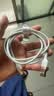 贝尔金（BELKIN） USB-IF认证Type-C轻柔编织快充线适用于苹果iPhone 15 Pro Max车载CarPlay充电数据线 USB-A转Type-c 1米白色 实拍图