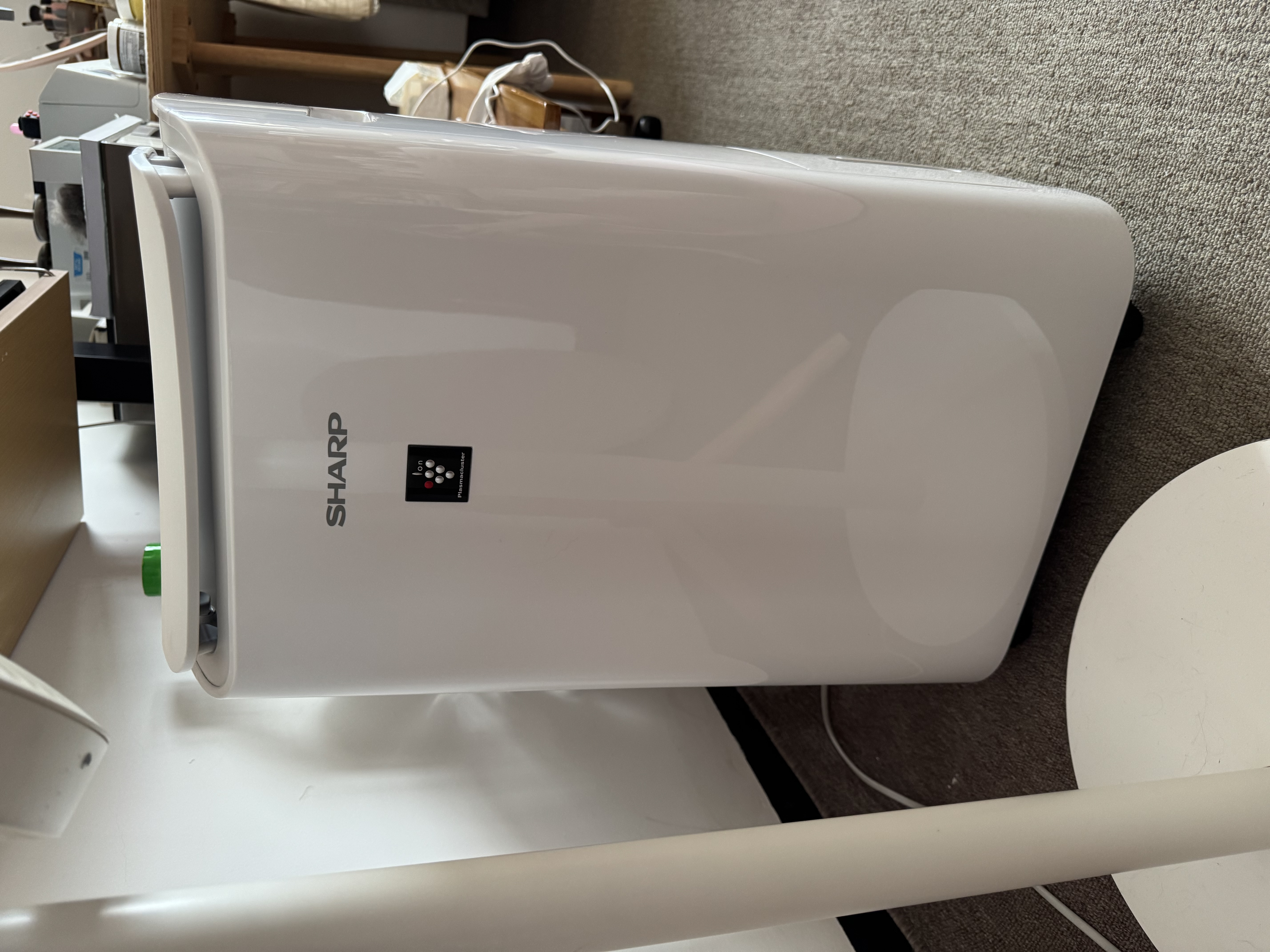 夏普除湿机20L家用轻音客卧抽湿机别墅地下室净化除湿一体机干衣机去湿器 PCI杀菌除霉 标配滤网CT20F 实拍图