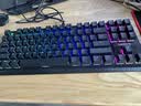 CHERRY樱桃MX1.1黑曜极光 机械键盘87键 游戏键盘 有线键盘 悬浮式无钢结构 RGB灯效 黑色红轴 实拍图