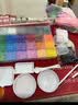离草拼豆豆手工diy套装拼豆工具全套带mard融合豆儿童手工制作材料包  48色 实拍图