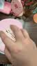 前行者Q5无线蓝牙双模鼠标充电静音女生办公专用高颜值小巧便携游戏笔记本电脑平板iPad手机通用人体工学 奶茶色-无线版【适配笔记本/台式机】 实拍图