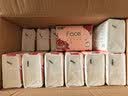 洁柔抽纸 粉face3层100抽*24包 锦绣卫生纸 可湿水面巾纸 整箱纸巾 实拍图