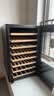 维诺卡夫（Vinocave）120升52瓶红酒柜小型冰箱家用恒温保湿柜风冷无霜智能触控屏榉木层架时尚冷藏柜 120A 实拍图