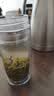 富光玻璃杯双层 带茶隔高硼硅玻璃水杯 茶水分离车载泡茶杯子男400ml 实拍图