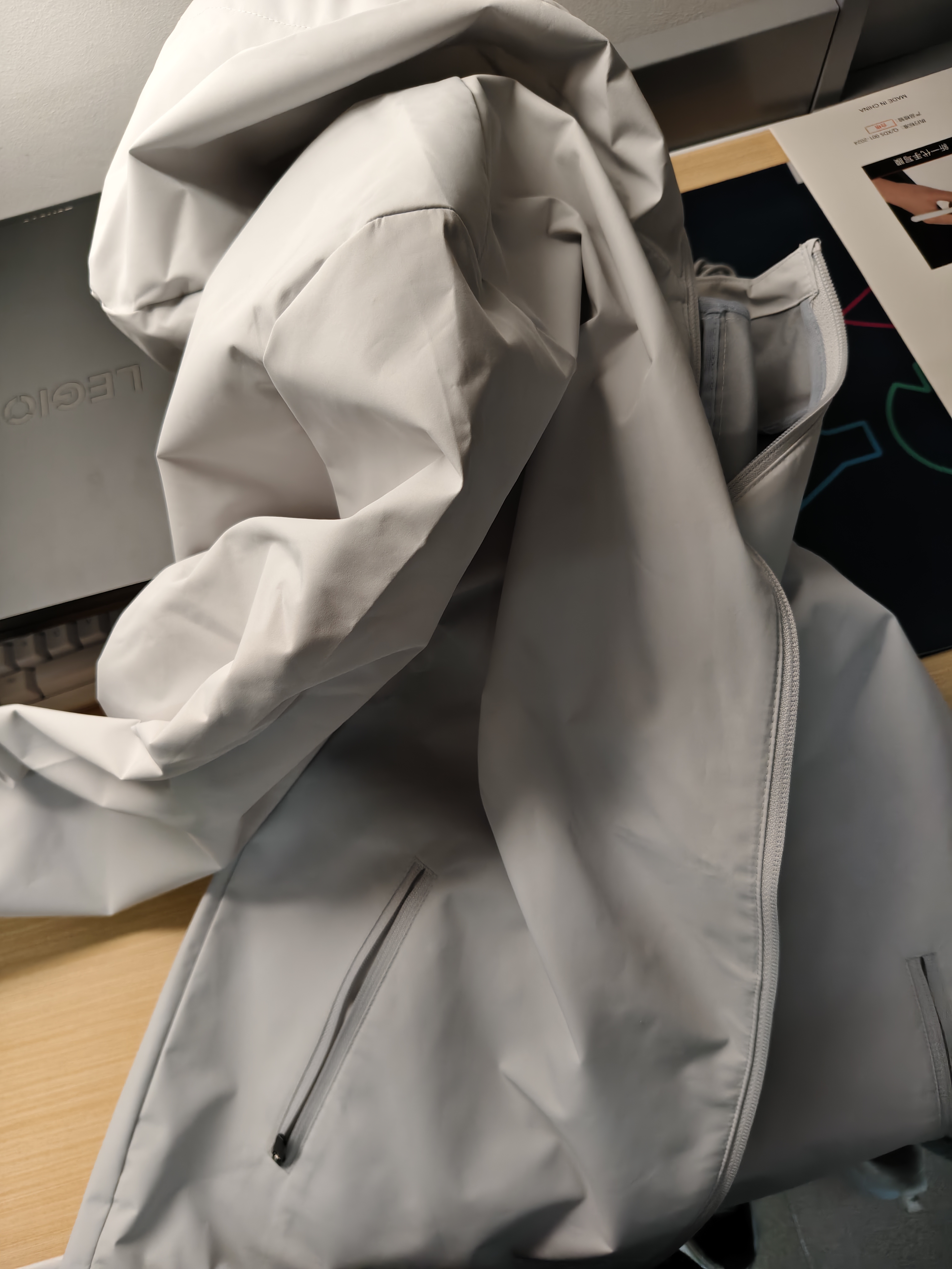 361°三防外套男士秋季防泼水运动服休闲通勤连帽防风衣户外夹克 实拍图