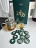 七春冰岛普洱500g约100饼茶叶礼盒云南临沧产古树生茶教师中秋节送礼 实拍图