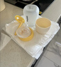 小雅象防胀气玻璃奶瓶新生儿3-6个月婴儿奶瓶 240ml M号奶嘴（标准款） 实拍图