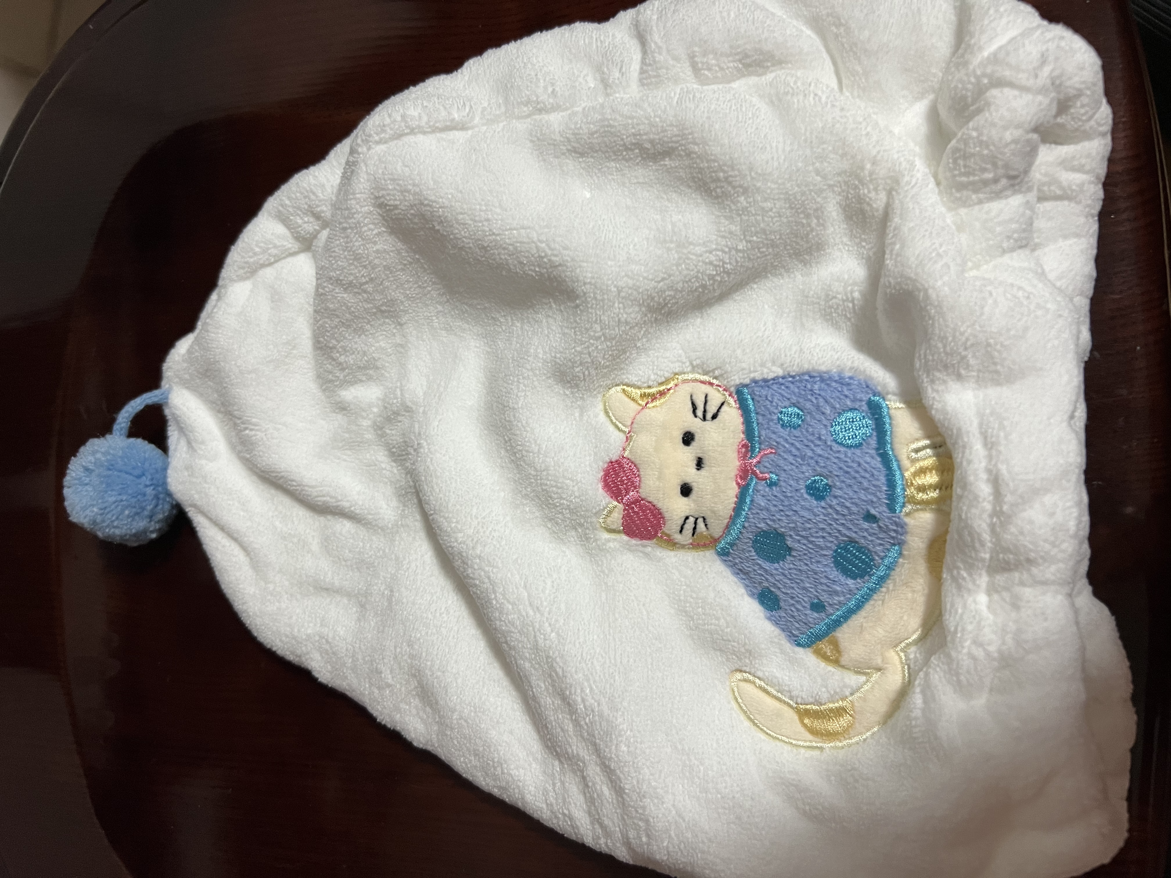 范爷家可爱猫咪干发帽女强吸水速干包头发洗头毛巾学生擦头巾浴帽珊瑚绒 实拍图