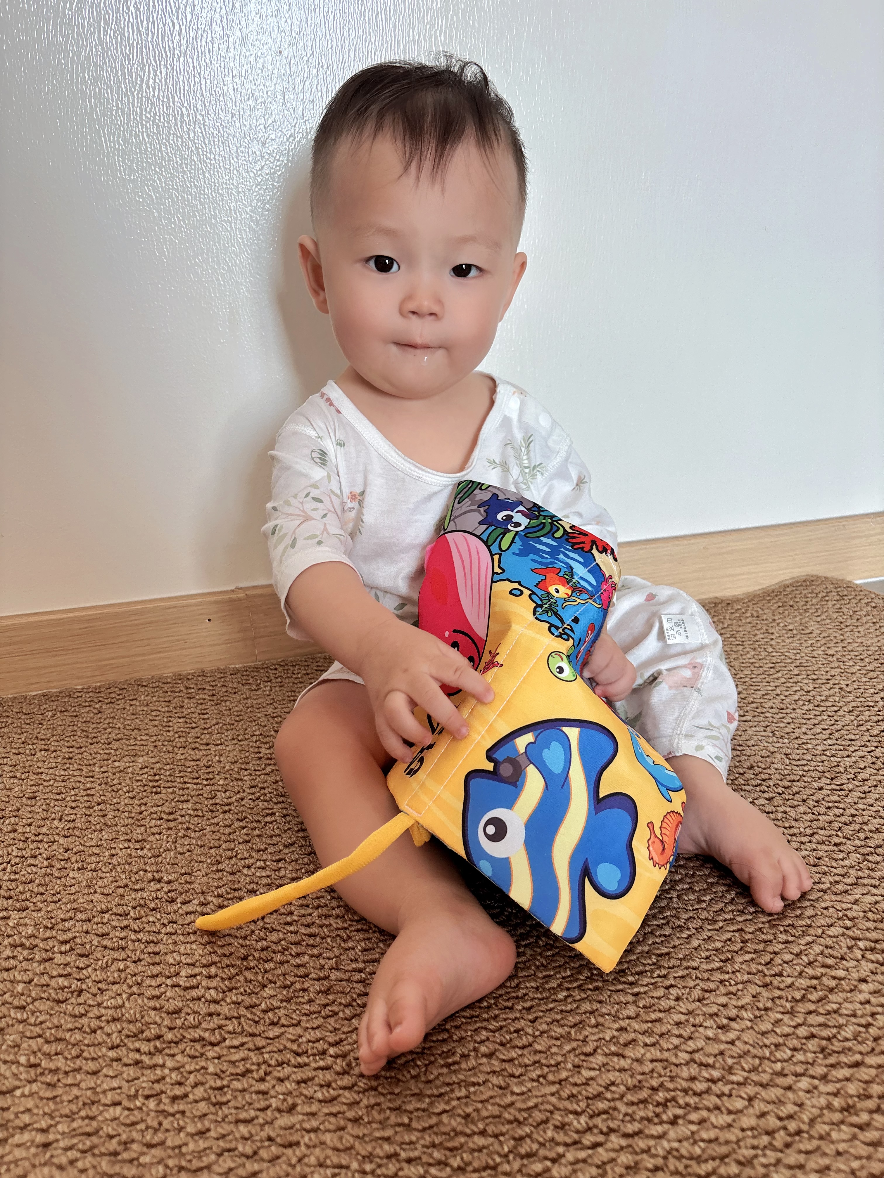 WEEORB宝宝尾巴布书0-6-12个月婴儿早教认知玩具新生儿撕不烂可水洗布书 实拍图