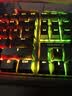 CHERRY樱桃MX1.1黑曜极光 机械键盘87键 游戏键盘 有线键盘 悬浮式无钢结构 RGB灯效 黑色红轴 实拍图