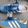 adidas T头鞋 STADT经典薄底运动板鞋平底鞋男女阿迪达斯三叶草   黑色/汉玉白/浅猩红（推荐女生买小半码）   39 实拍图