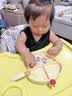 COOKSS儿童辅食勺子宝宝学吃饭PPSU叉勺弯头硅胶短柄训练勺 实拍图