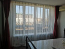伊帘坊 加厚仿棉麻亚麻窗帘成品透光窗纱布纯色现代简约卧室客厅窗帘窗纱定制 3.0米宽*2.7米高打孔式可改高度 实拍图