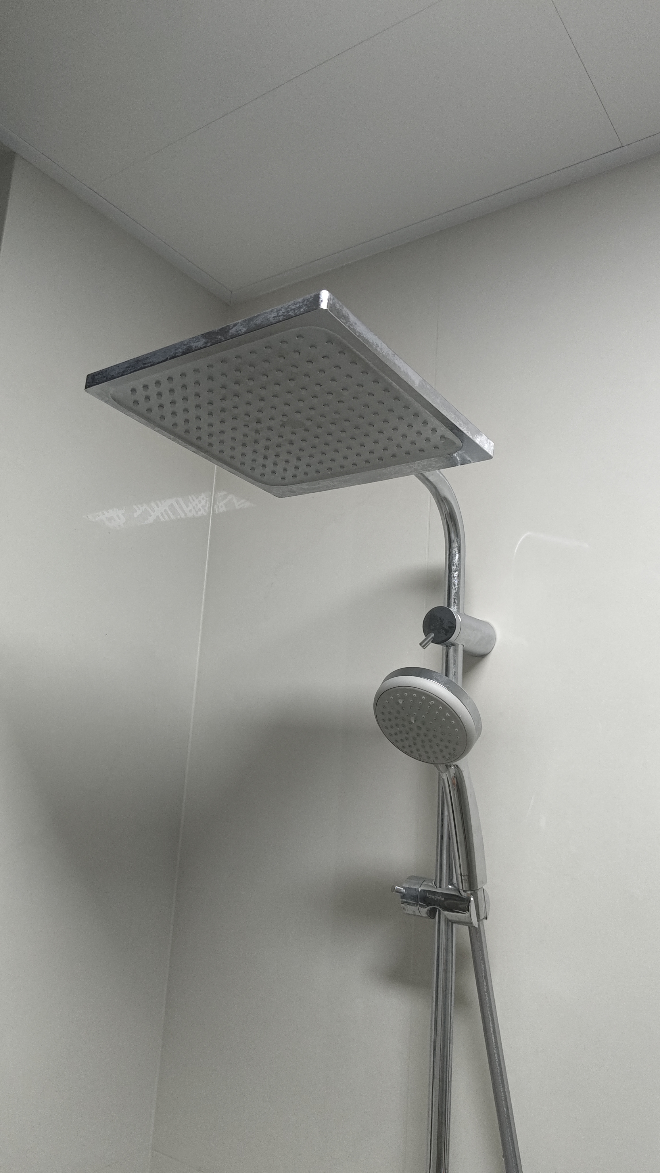 汉斯格雅（Hansgrohe）普通花洒套装柯洛梅达240方顶喷恒温龙头26779 实拍图