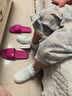 回力（Warrior）儿童小白鞋男童休闲鞋女童板鞋校园运动鞋 WZ(CL)-0238 白色 34  实拍图