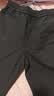 京东京造男士休闲裤子夏季男款潮流透气宽松显高束脚裤 黑色S 实拍图